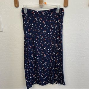 Reformation button skirt